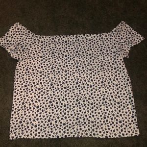 Off the shoulder PacSun Crop Top